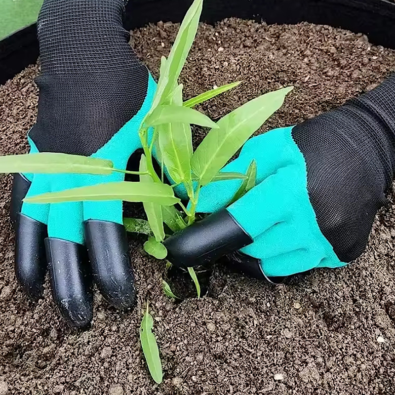 دستکش باغبانی با پنجه سرانگشتی بسته دو عددی