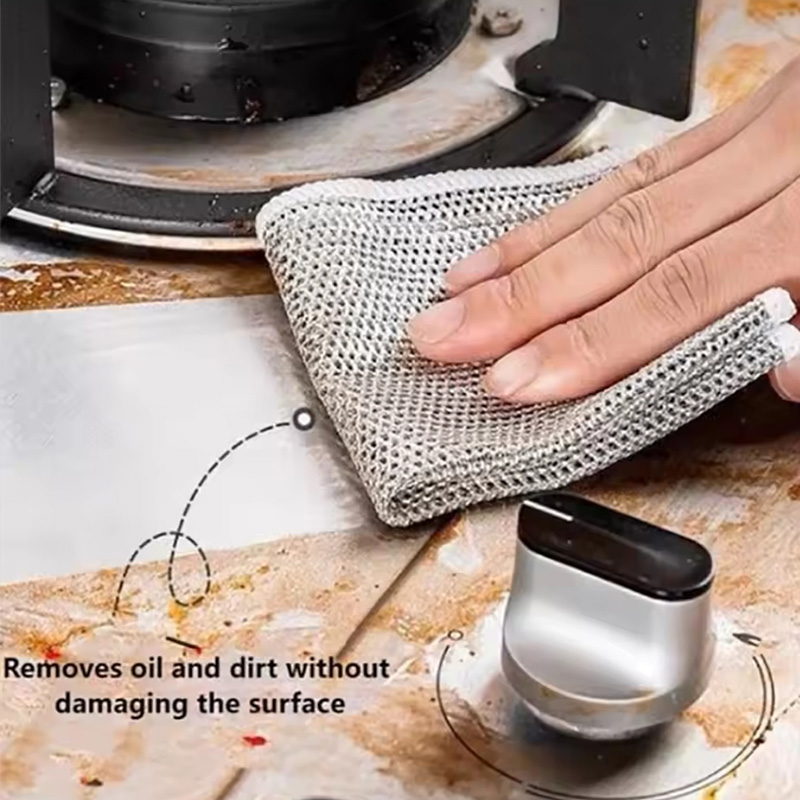 اسکاچ و دستمال توری بسته 5 عددی