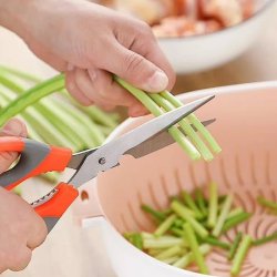 قیچی استیل ضدزنگ چندکاره حرفه ای